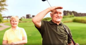 distance au golf à 70 ans